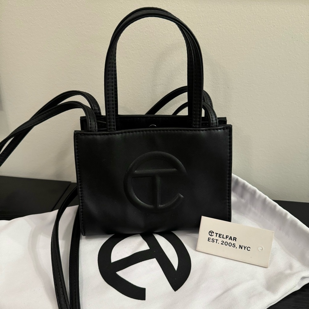 Small Black Telfar Bag